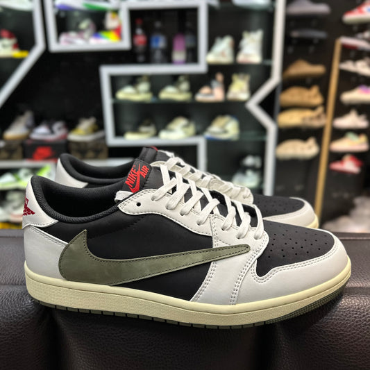 Jordan 1 Low Travis Olive