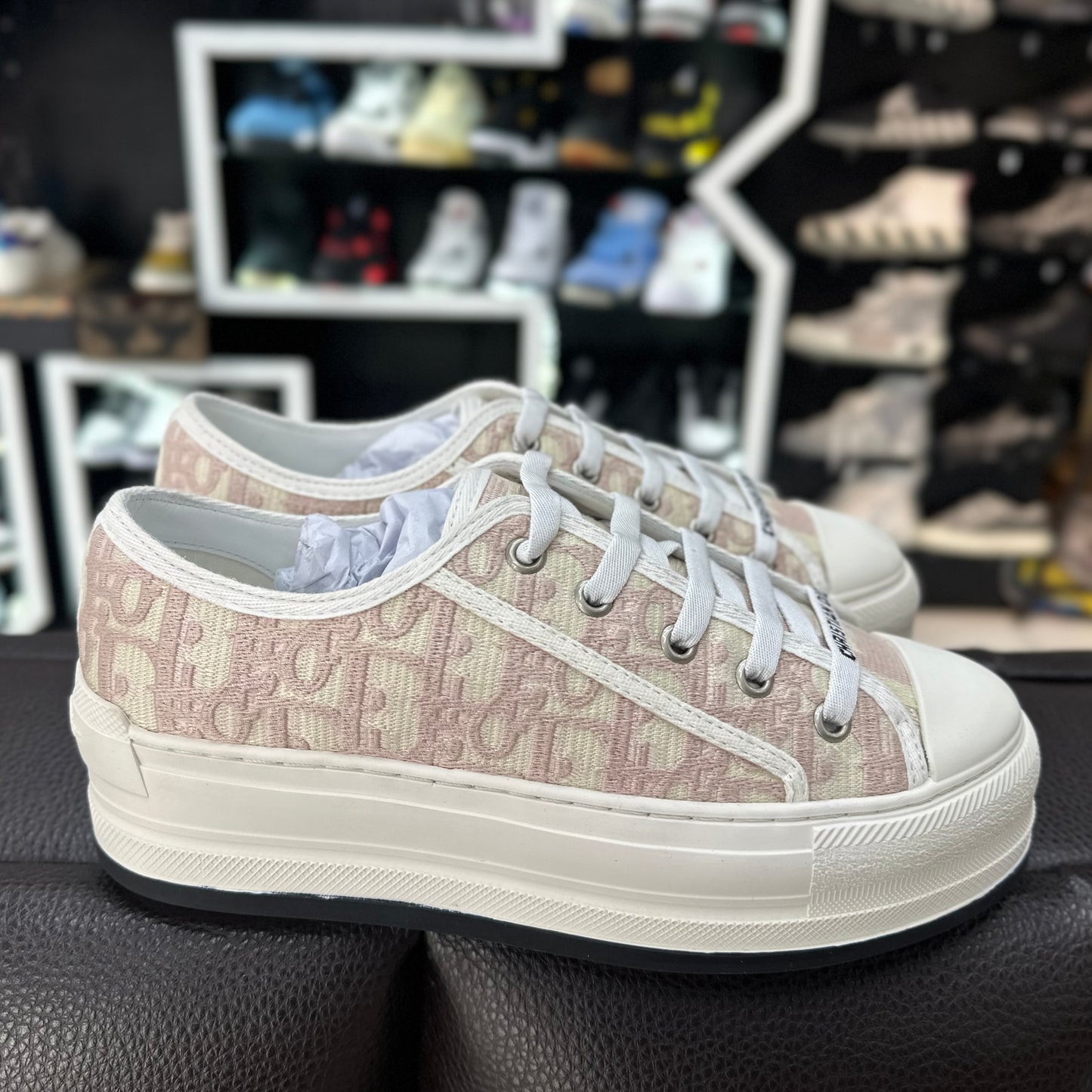 Dior Converse Low Rosa