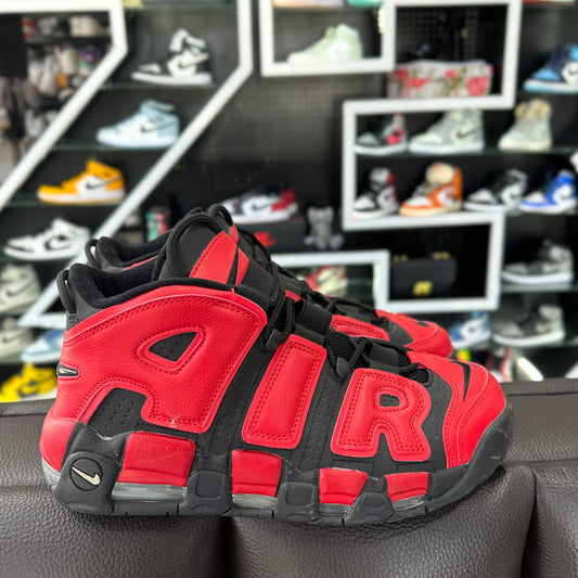 Uptempo Negro/Rojo