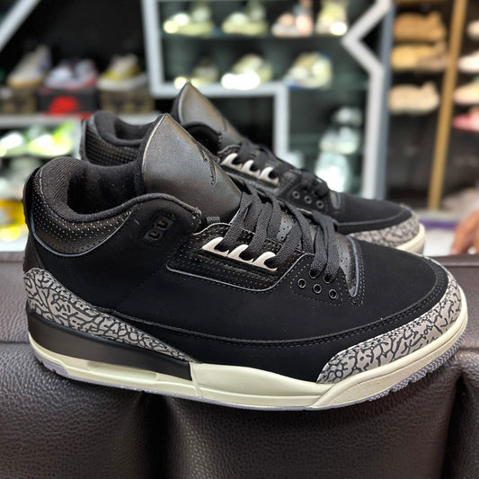 Jordan 3 Negro Gris