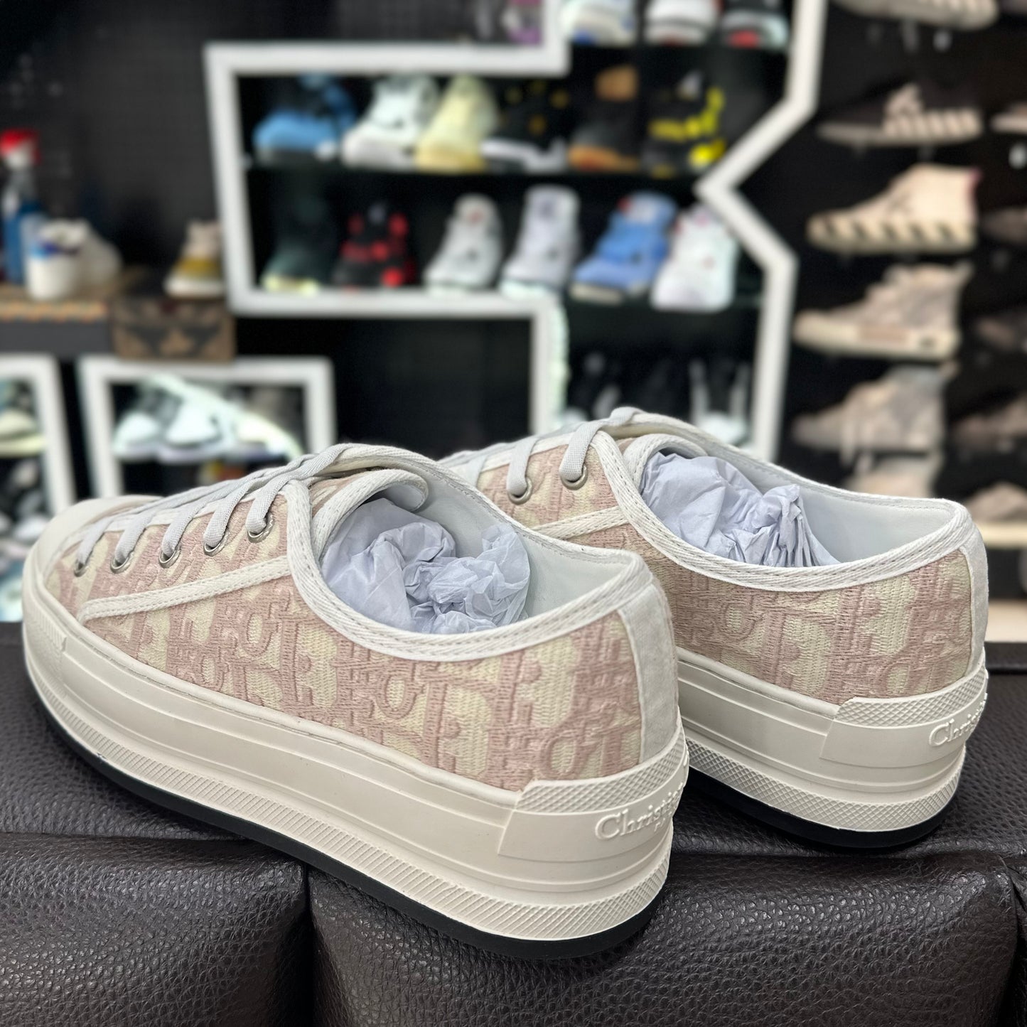 Dior Converse Low Rosa