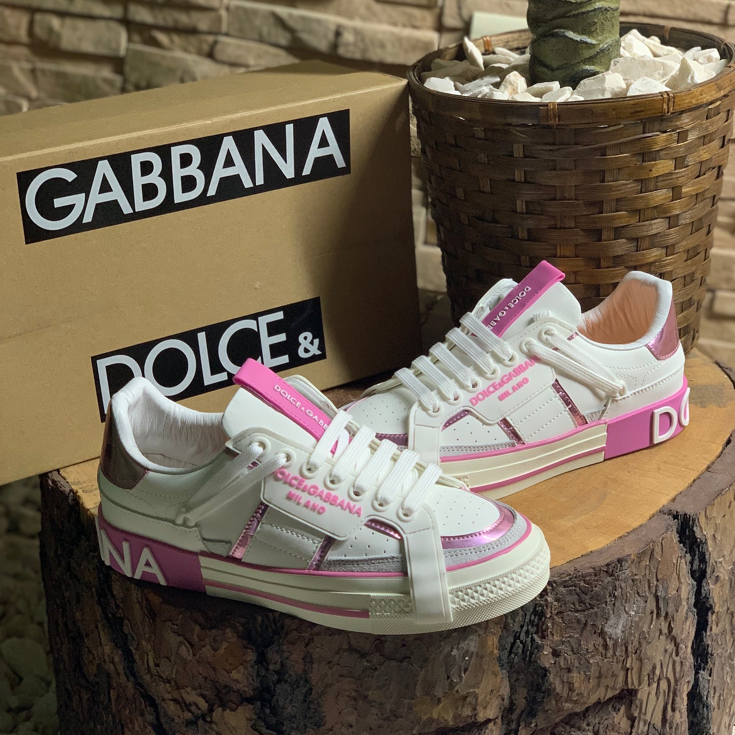 Dolce Gabanna Blanco/Rosa