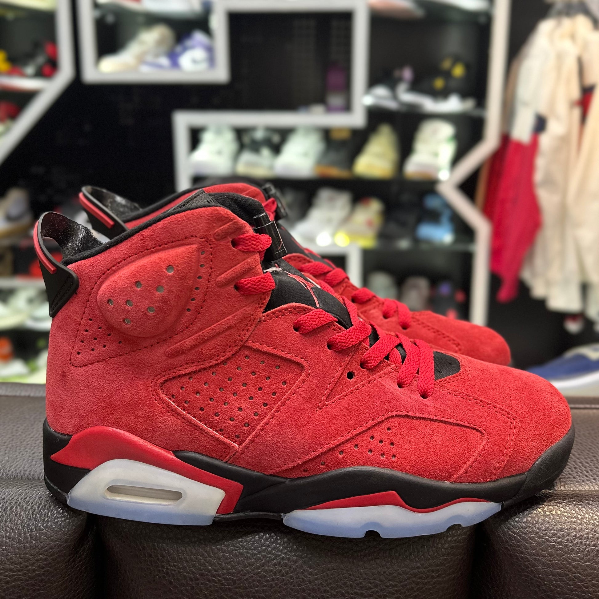Jordan Retro Choclo Jordan Retro Rojos Jordan Rojo Gamuza