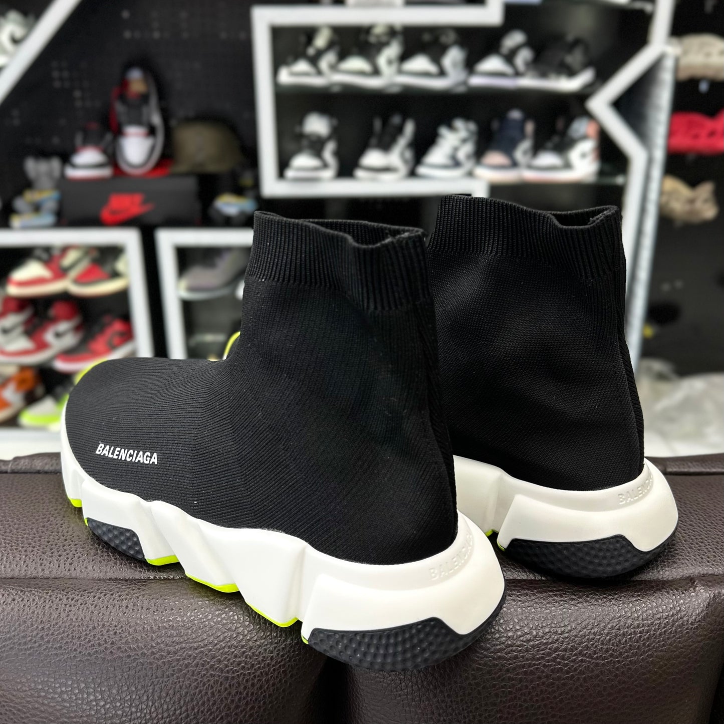 Balenciaga Speed Suela Blanca Verde