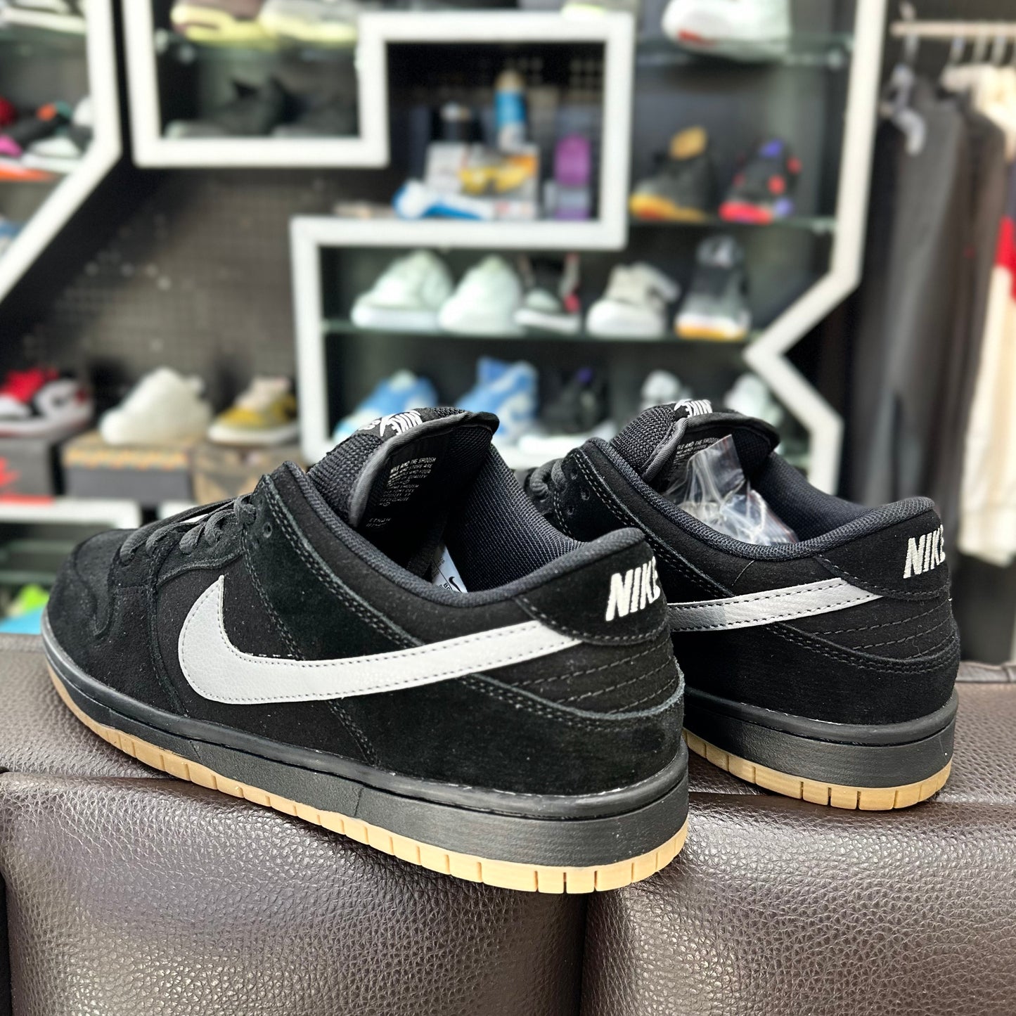 SB Dunk Negro Suela Liga