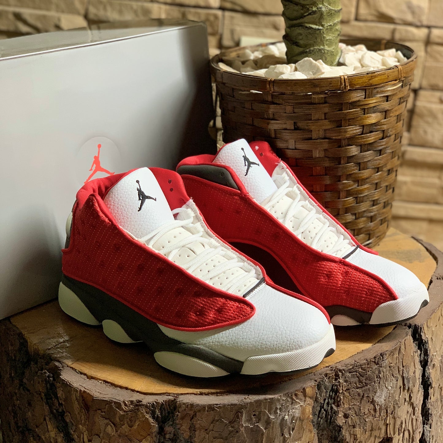 Jordan 13 Rojo/Gris