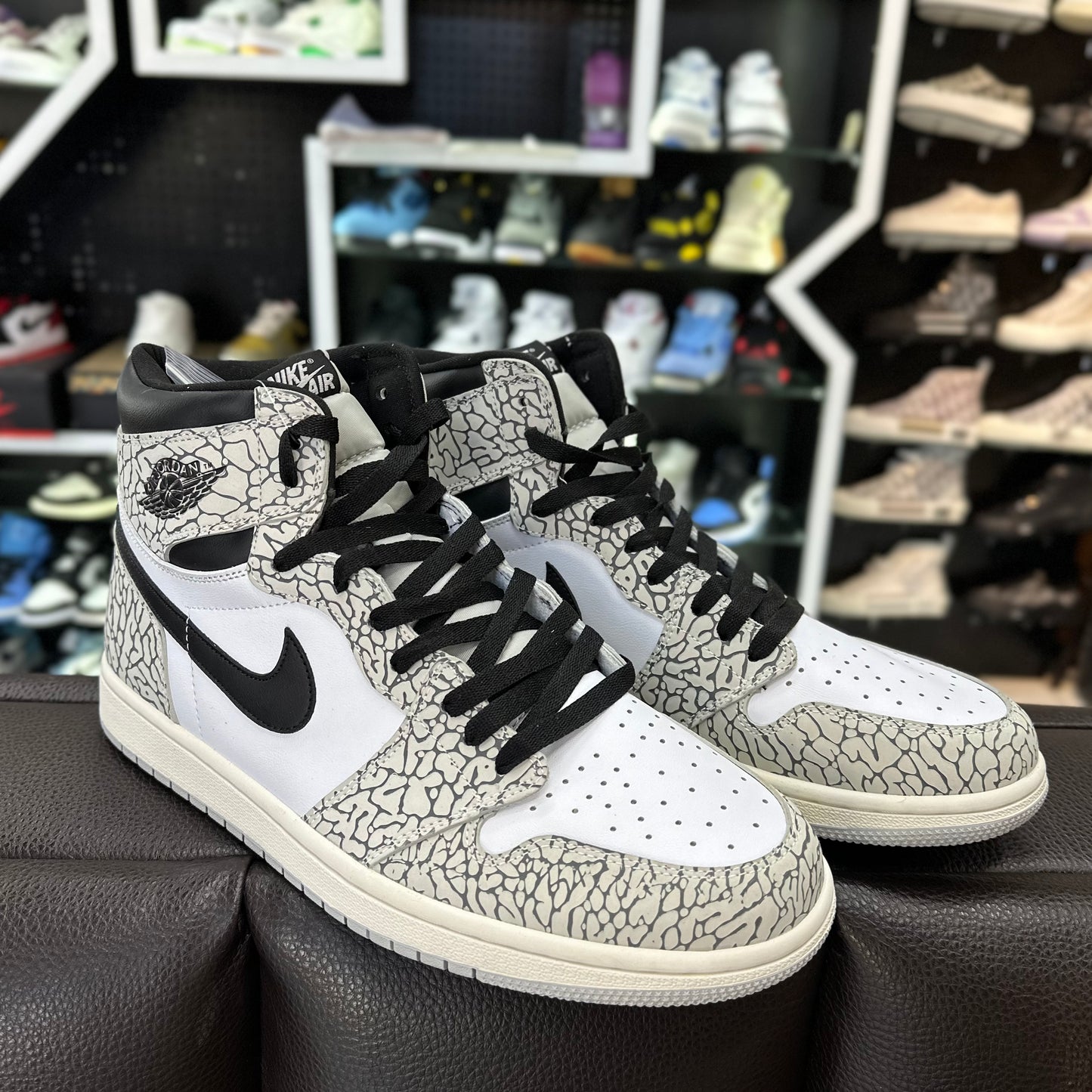 Jordan 1 High White Cement