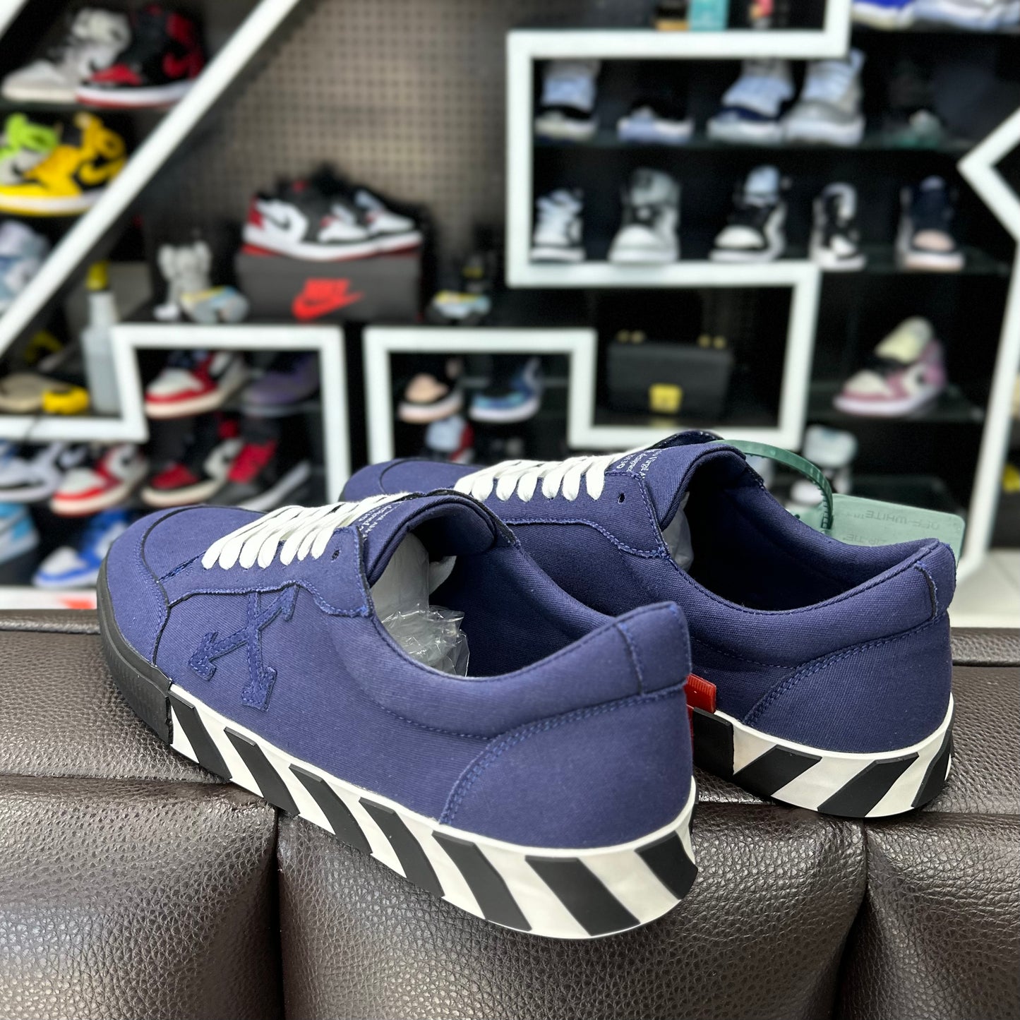 Off White Vulcanized Azul