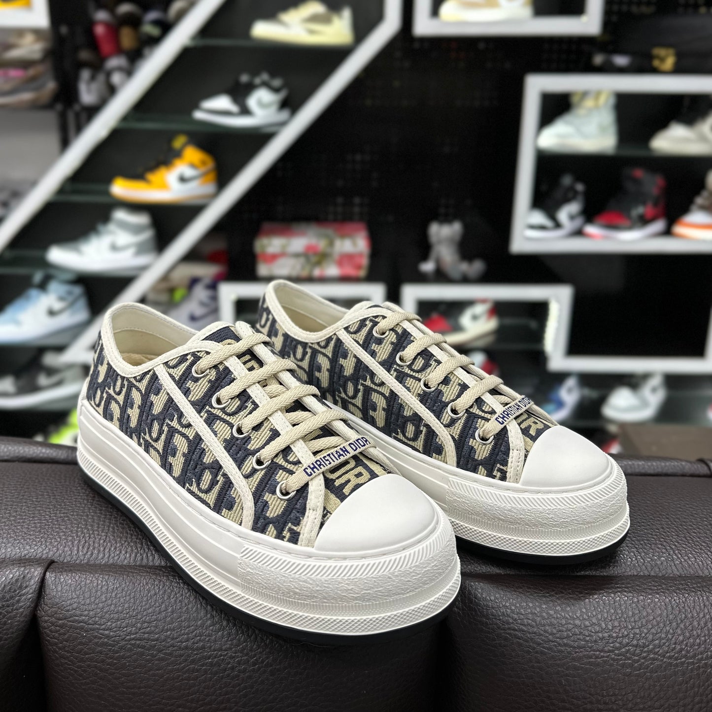 Dior Converse Low Azul