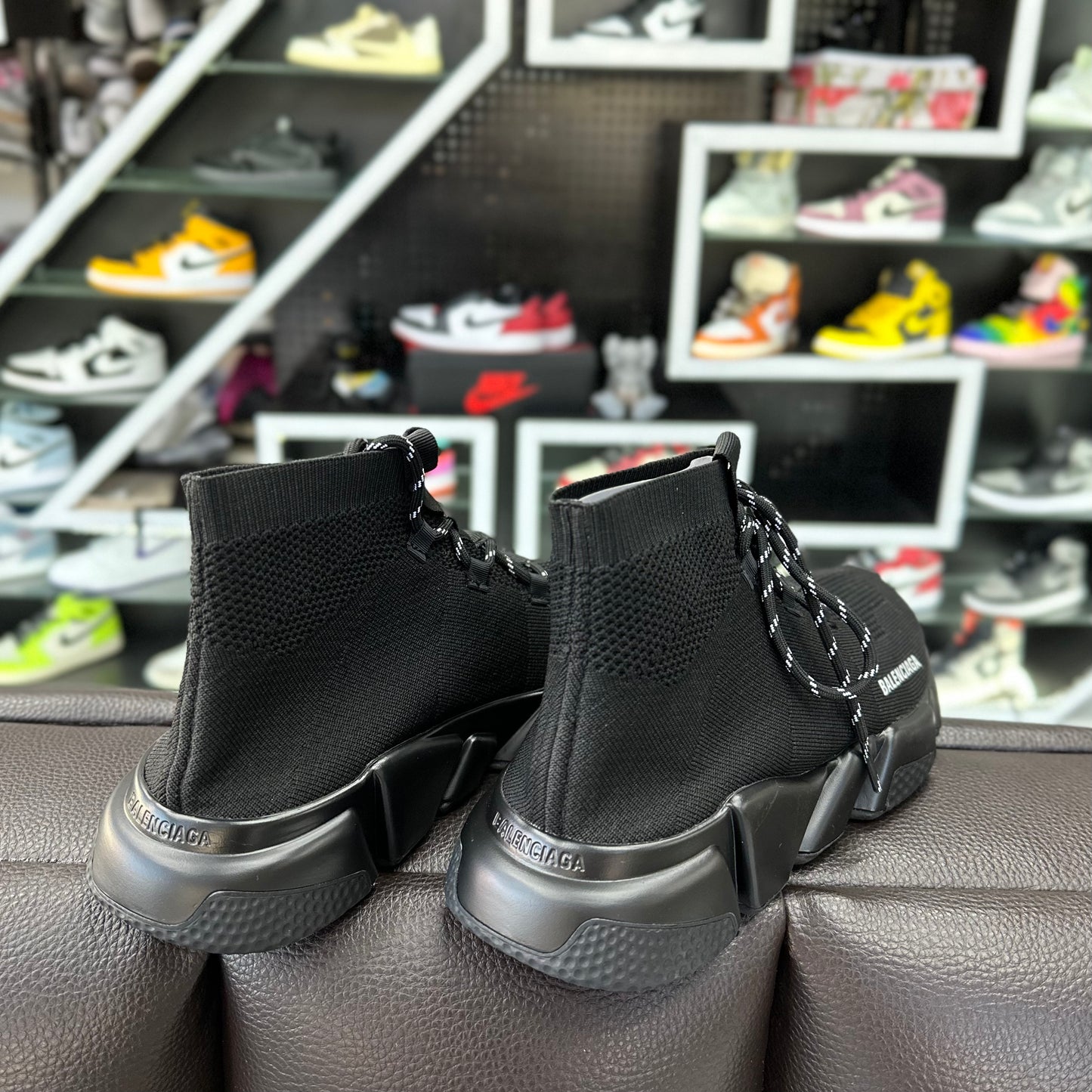 Balenciaga Speed Negro/Cintas