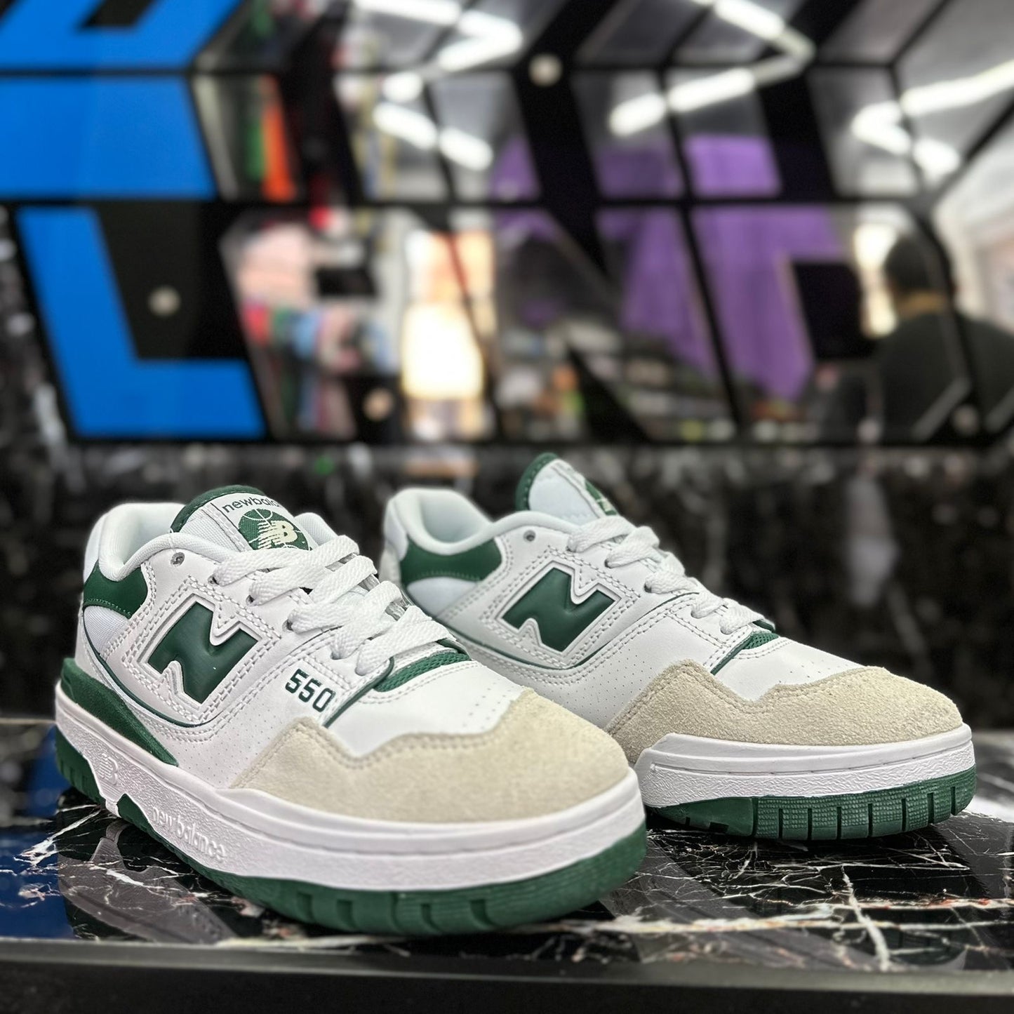 New Balance 550 Blanco/Verde