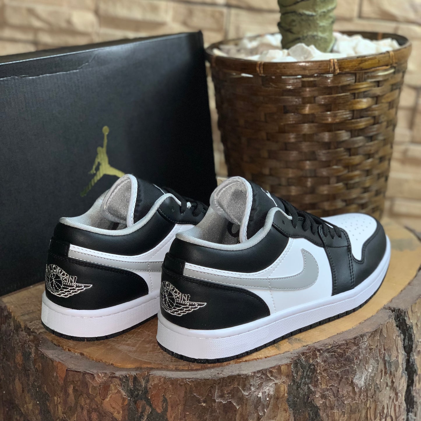 Jordan 1 Low Panda Paloma Gris