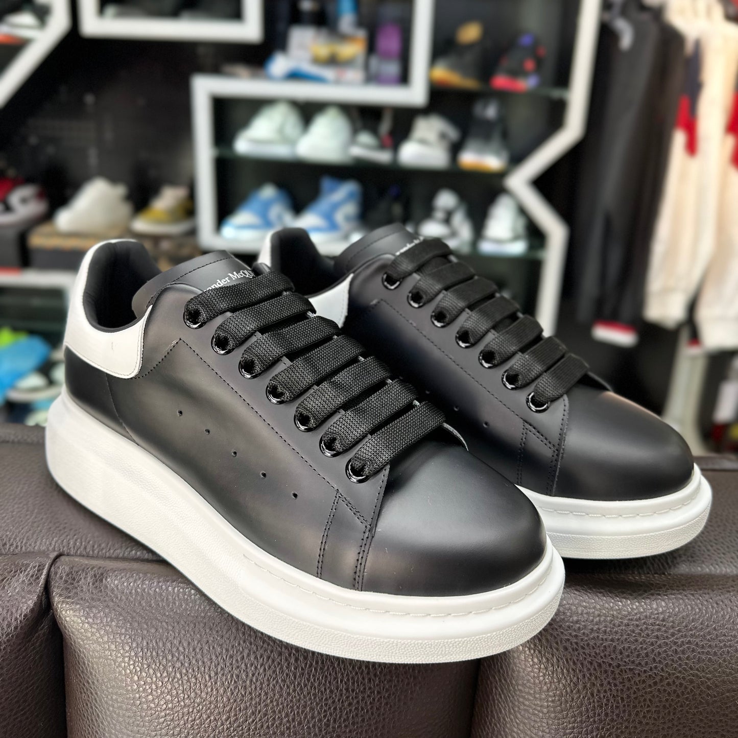 Alexander Mcqueen Negro Blanco