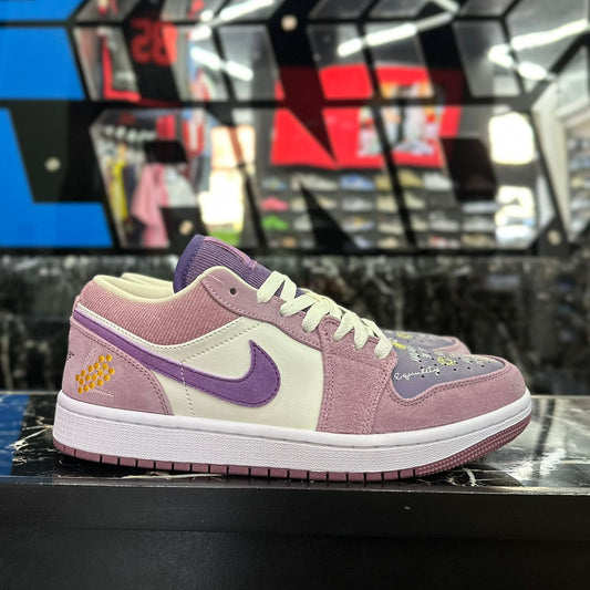 Jordan 1 Low Morado Flores