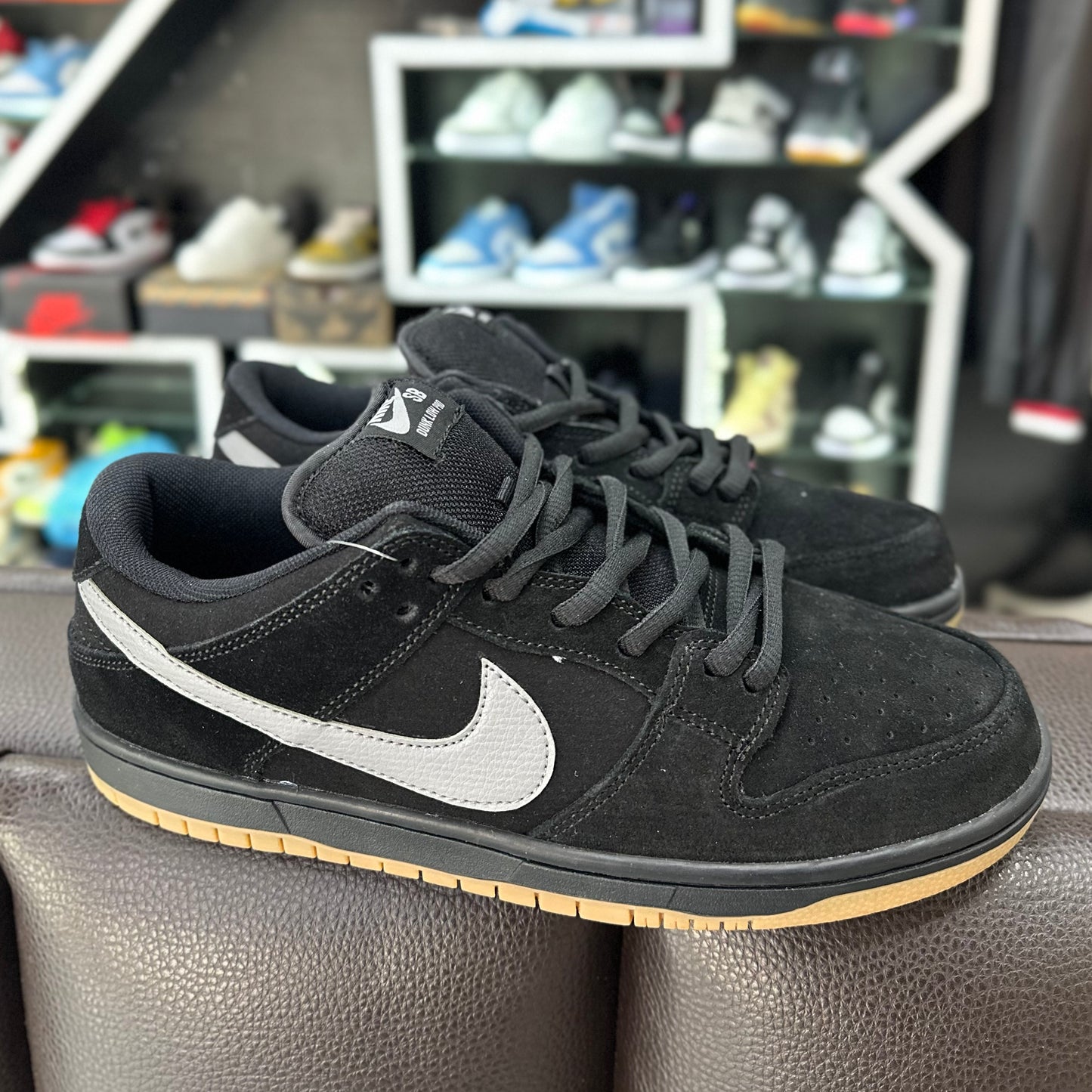 SB Dunk Negro Suela Liga