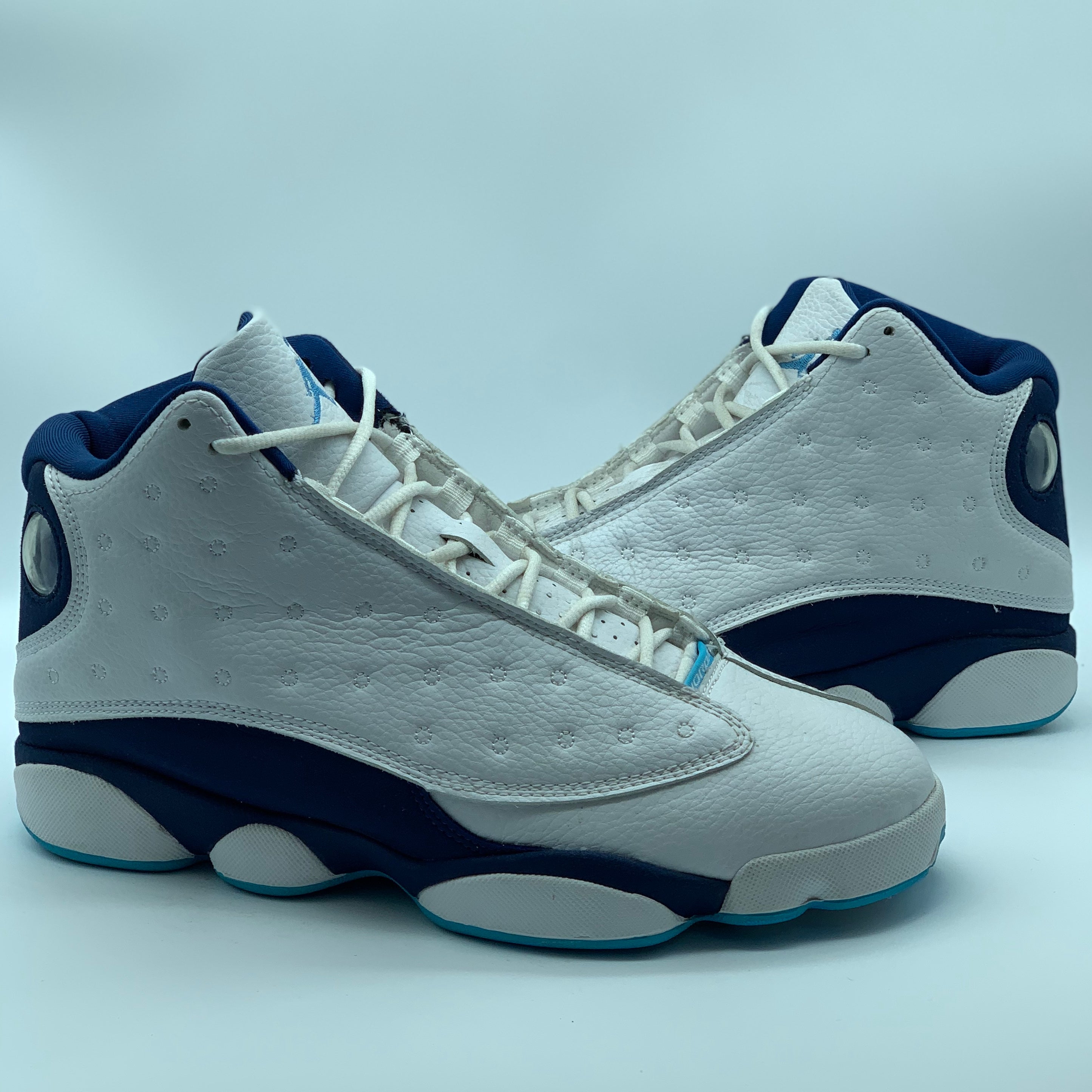 Jordan retro 13 store azul con blanco