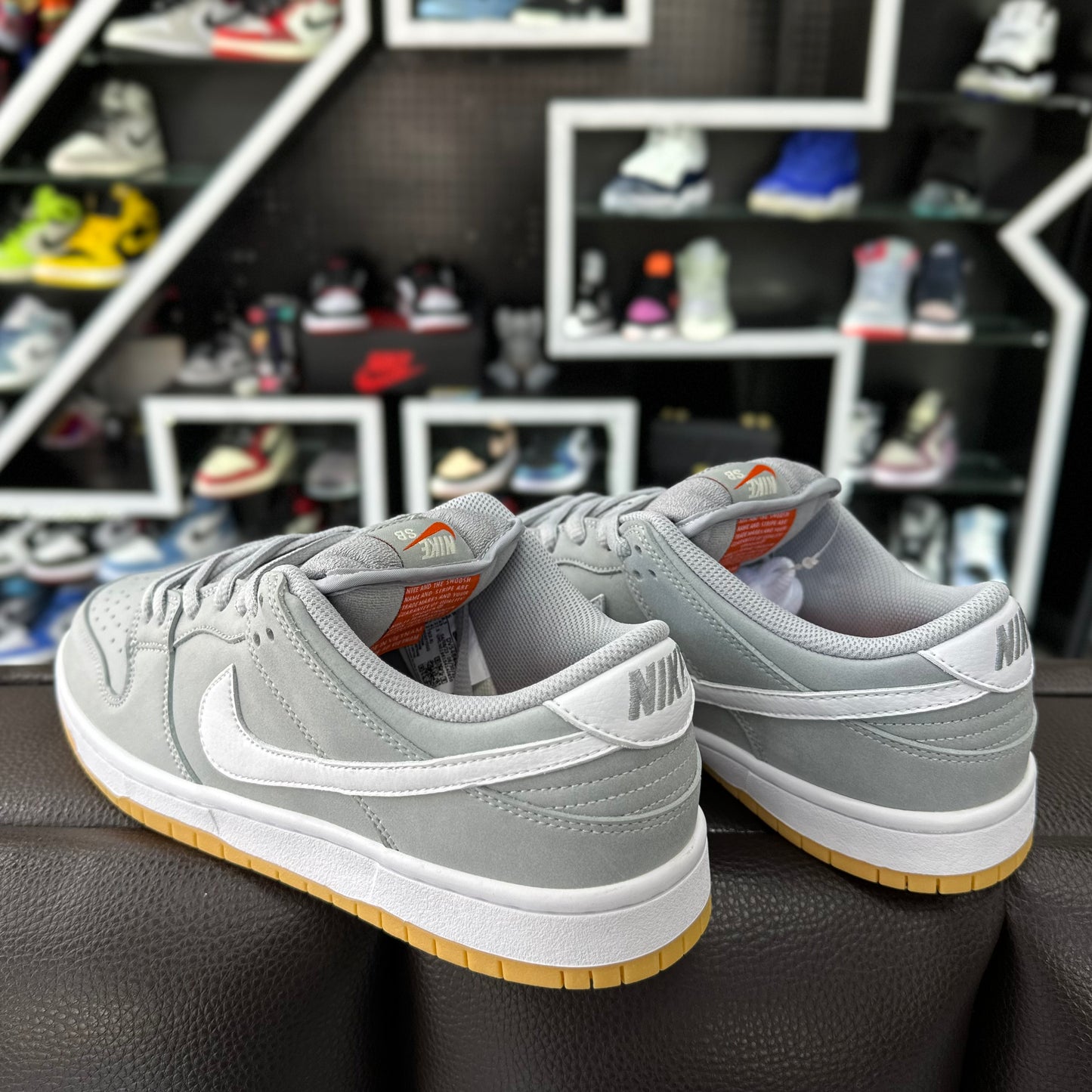 SB Dunk Gris Suela de Liga