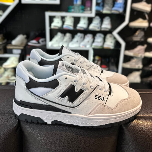 NB 550 Blanco Negro