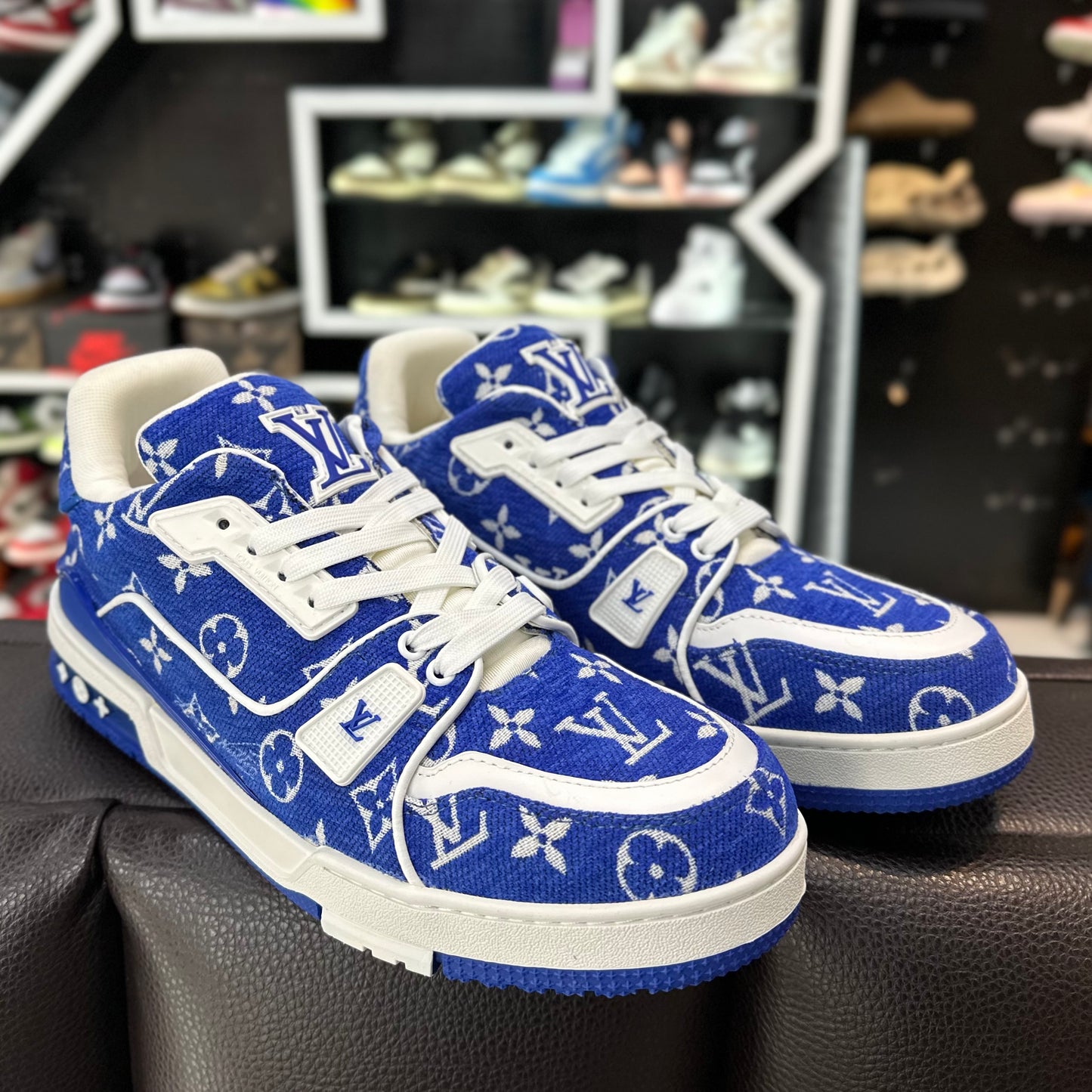 LV Trainer Azul Tela