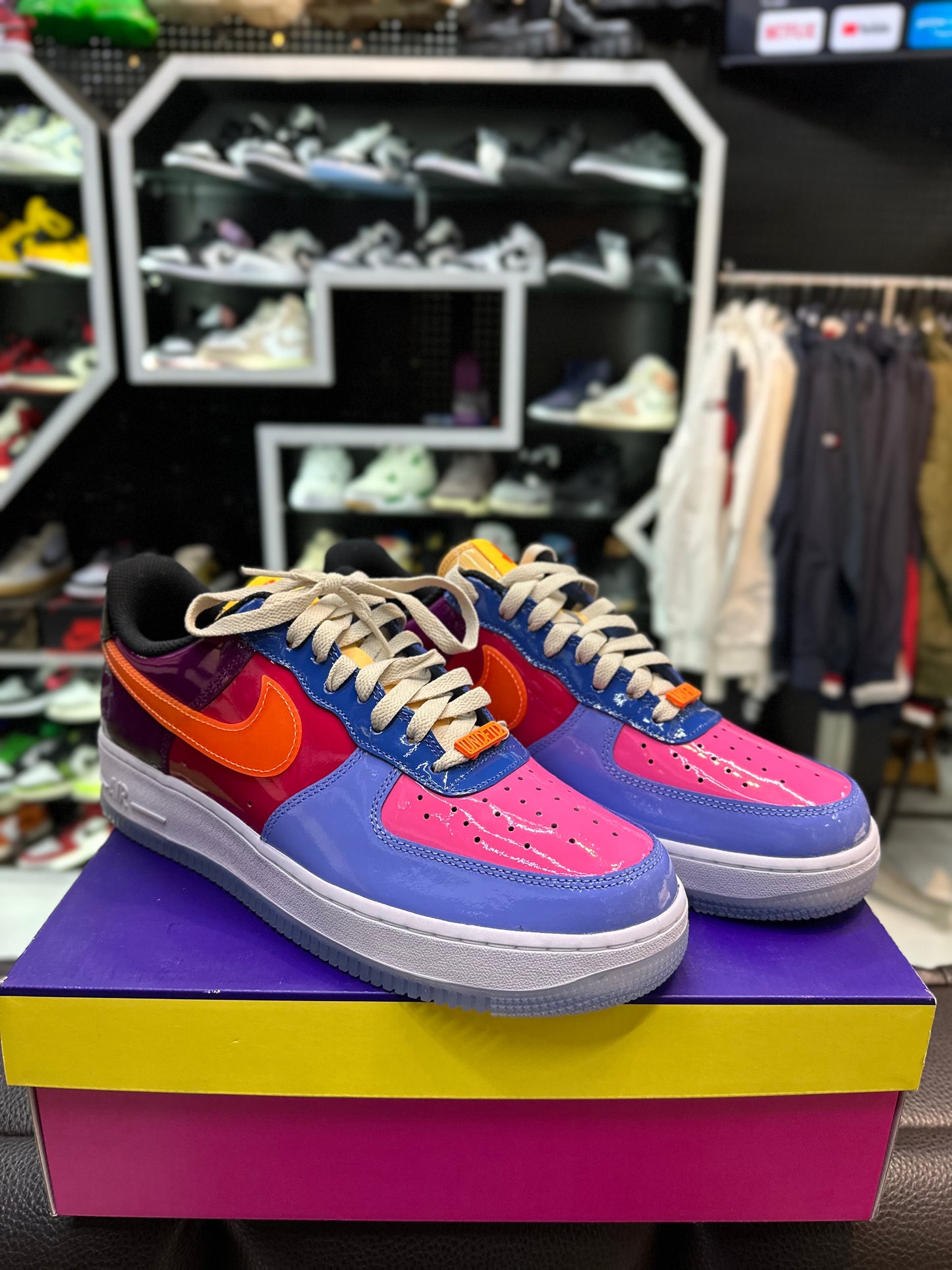 AF1 Low Charol Colores