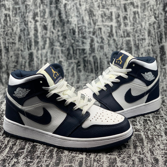 Jordan 1 Mid Panda Azul