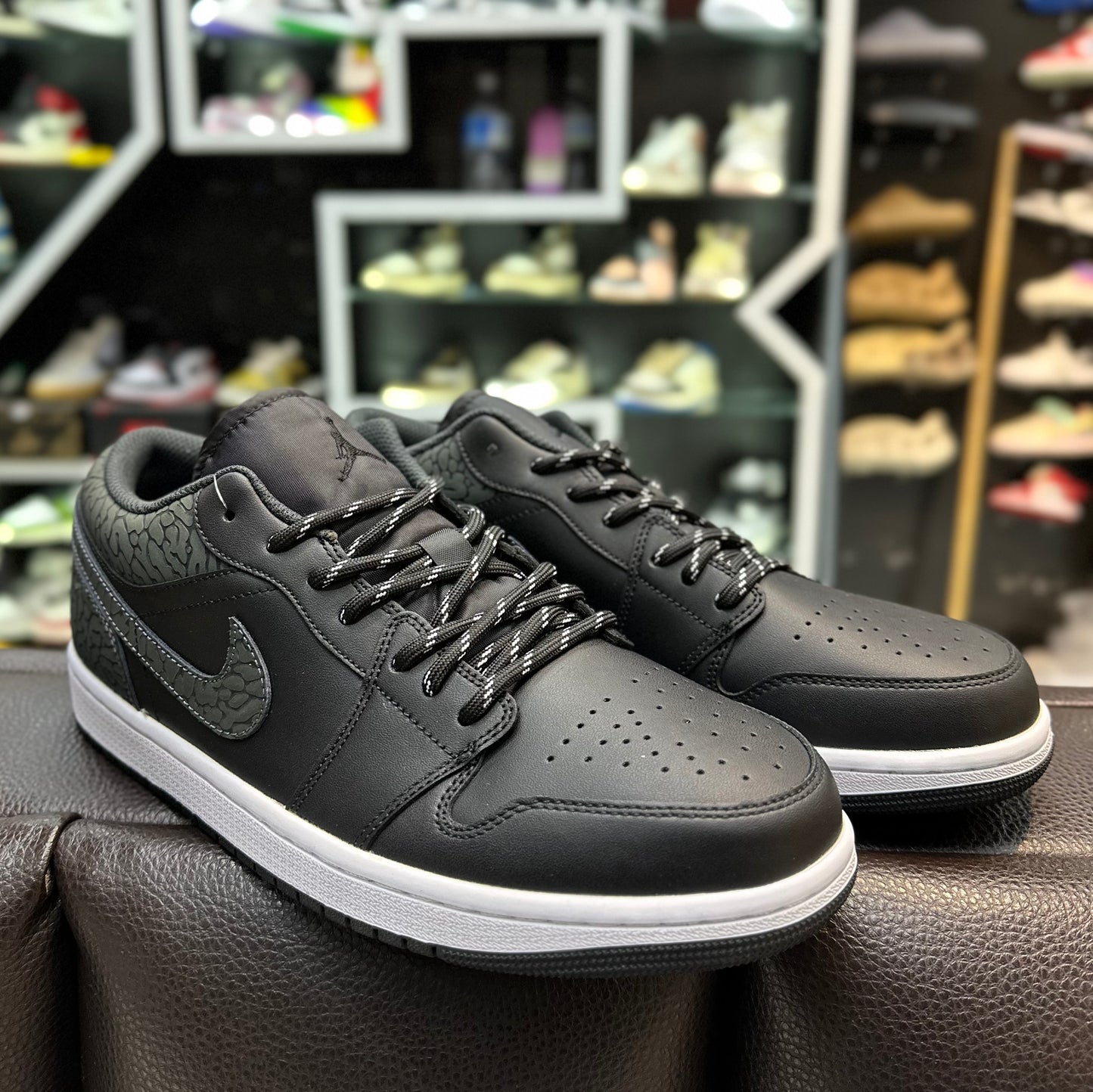 Jordan 1 Low Negro Camuflaje