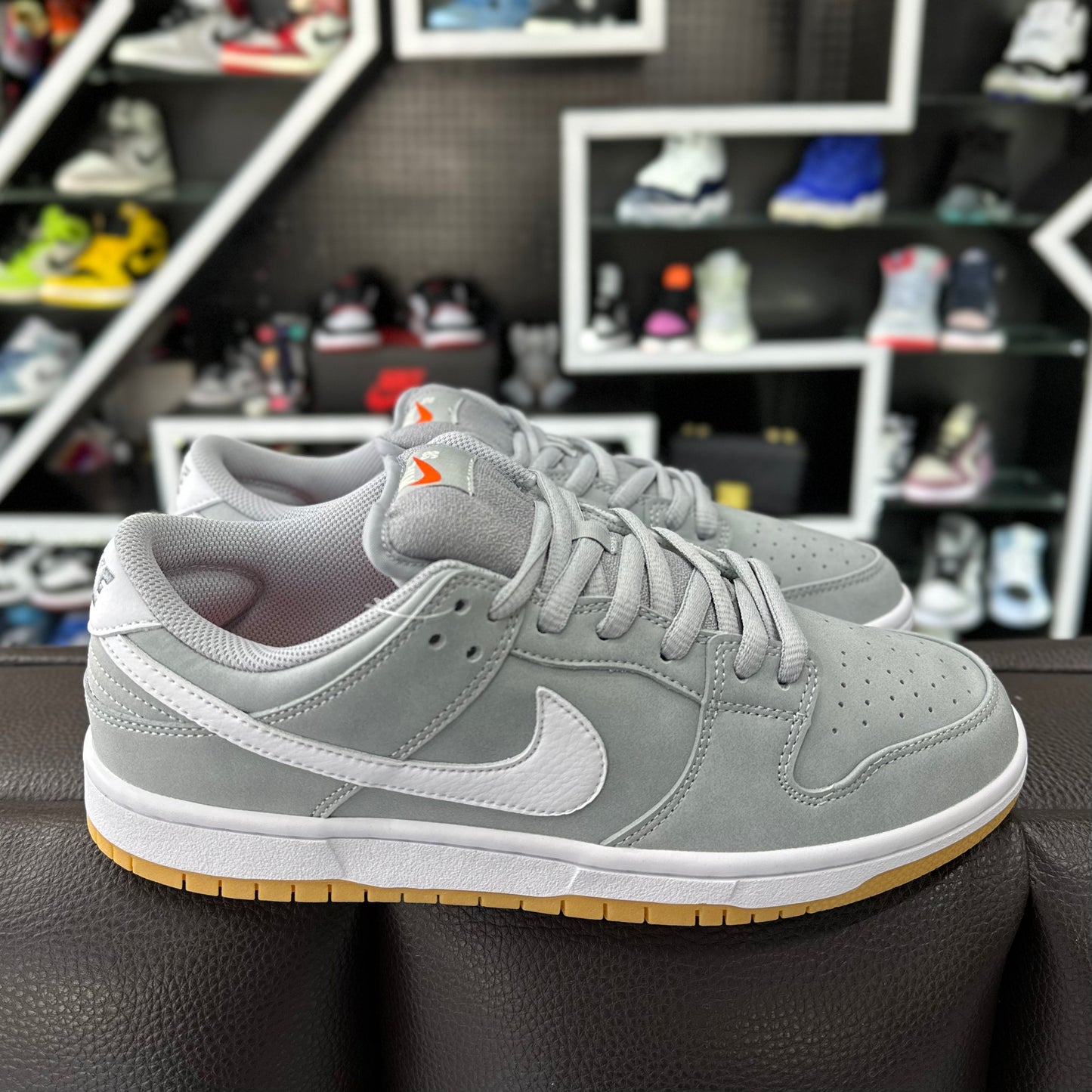 SB Dunk Gris Suela de Liga