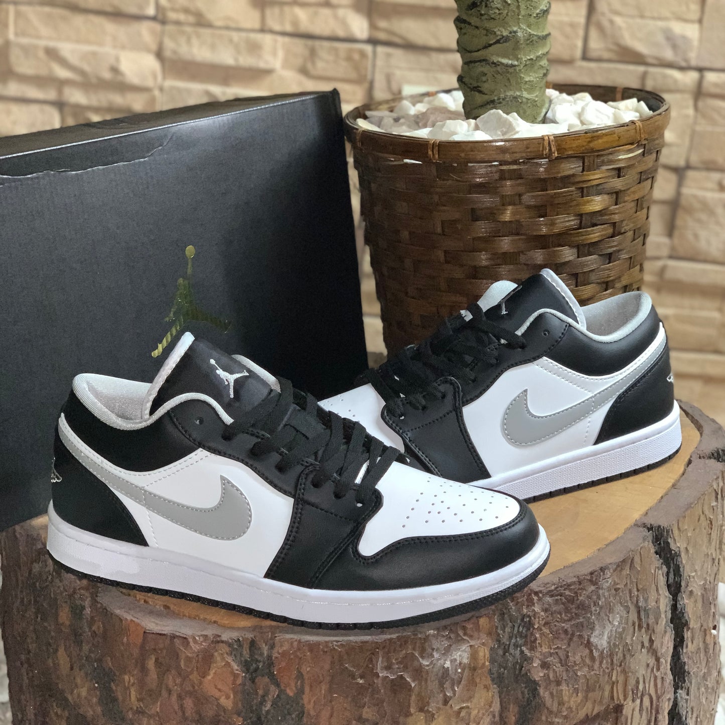 Jordan 1 Low Panda Paloma Gris