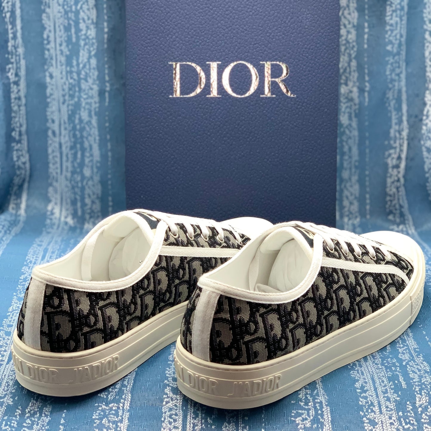 Dior Converse Low Azul Hombre