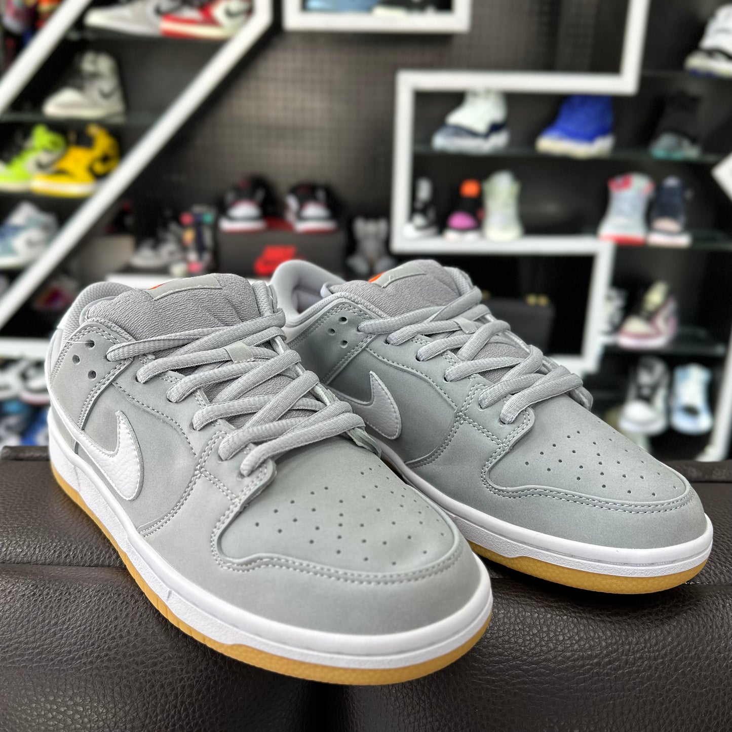 SB Dunk Gris Suela de Liga