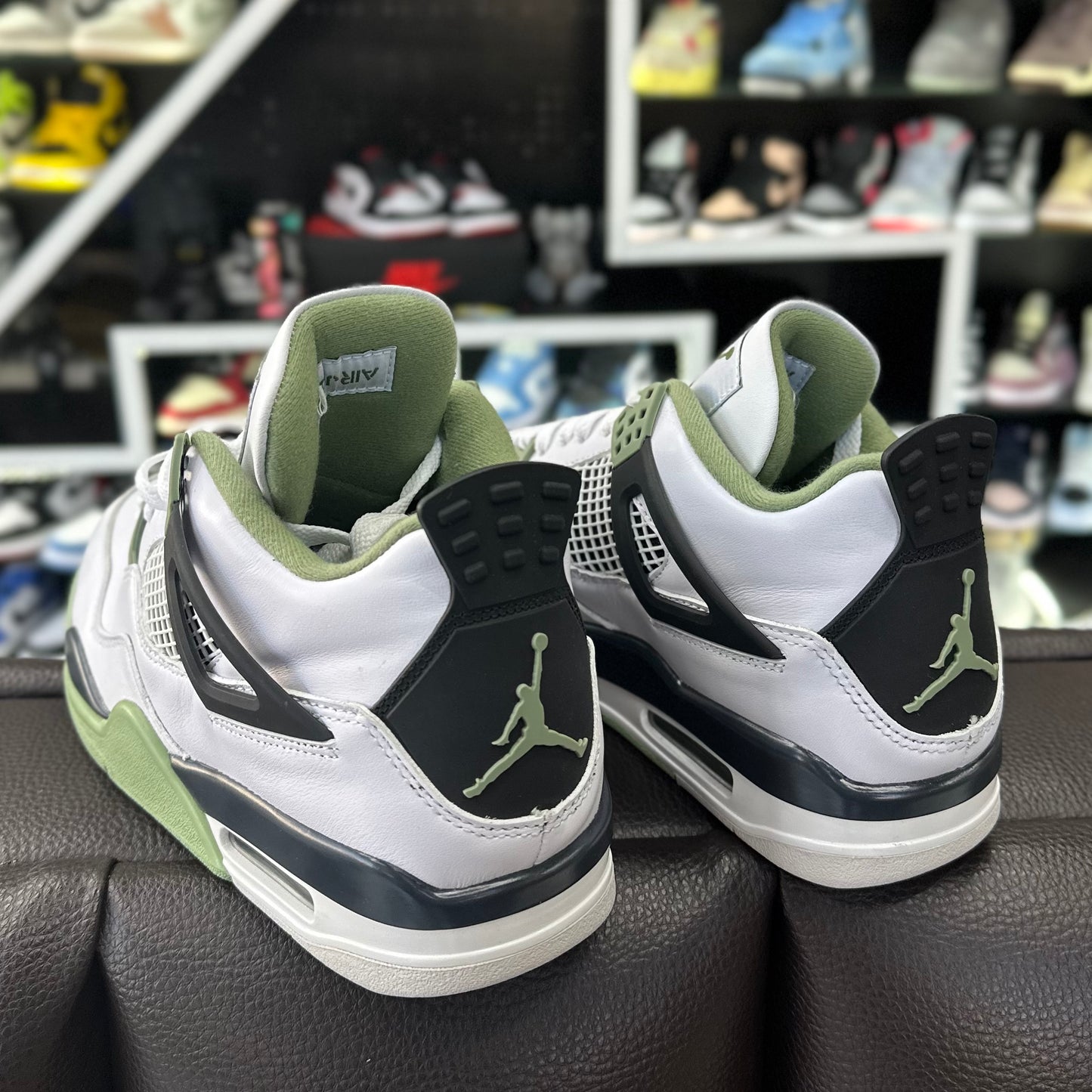 Jordan 4 Blanco/Verde