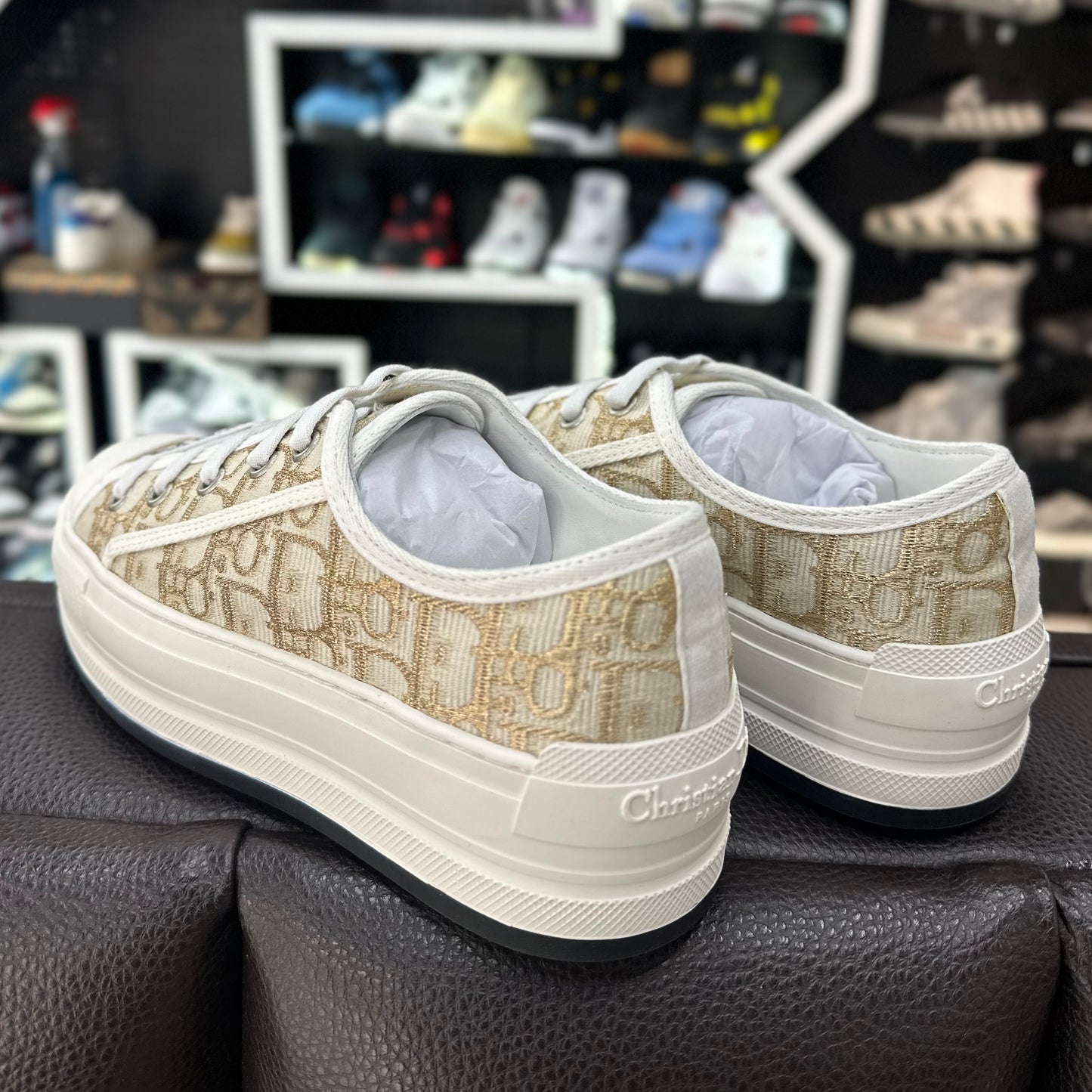 Dior Converse Low Dorado