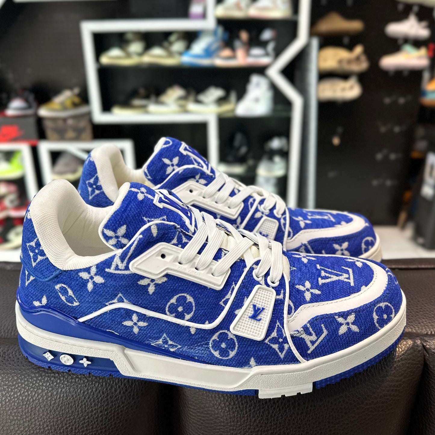 LV Trainer Azul Tela