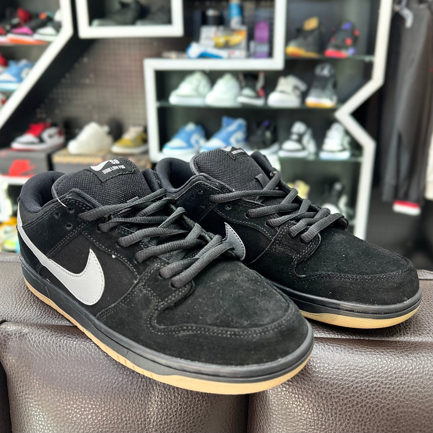 SB Dunk Negro Suela Liga