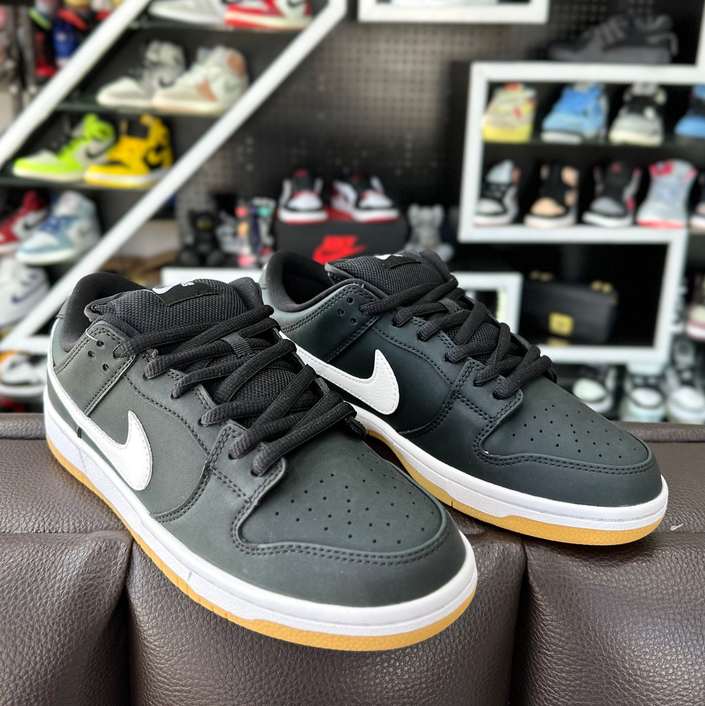 SB Dunk Negro Suela de Liga