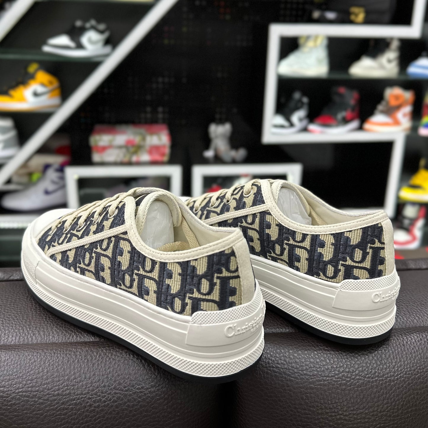 Dior Converse Low Azul