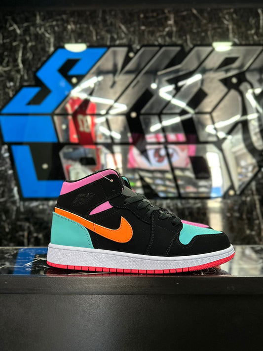 Jordan 1 Mid Colores Reflectivo