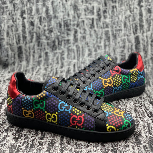 Gucci Low Negro/Colores