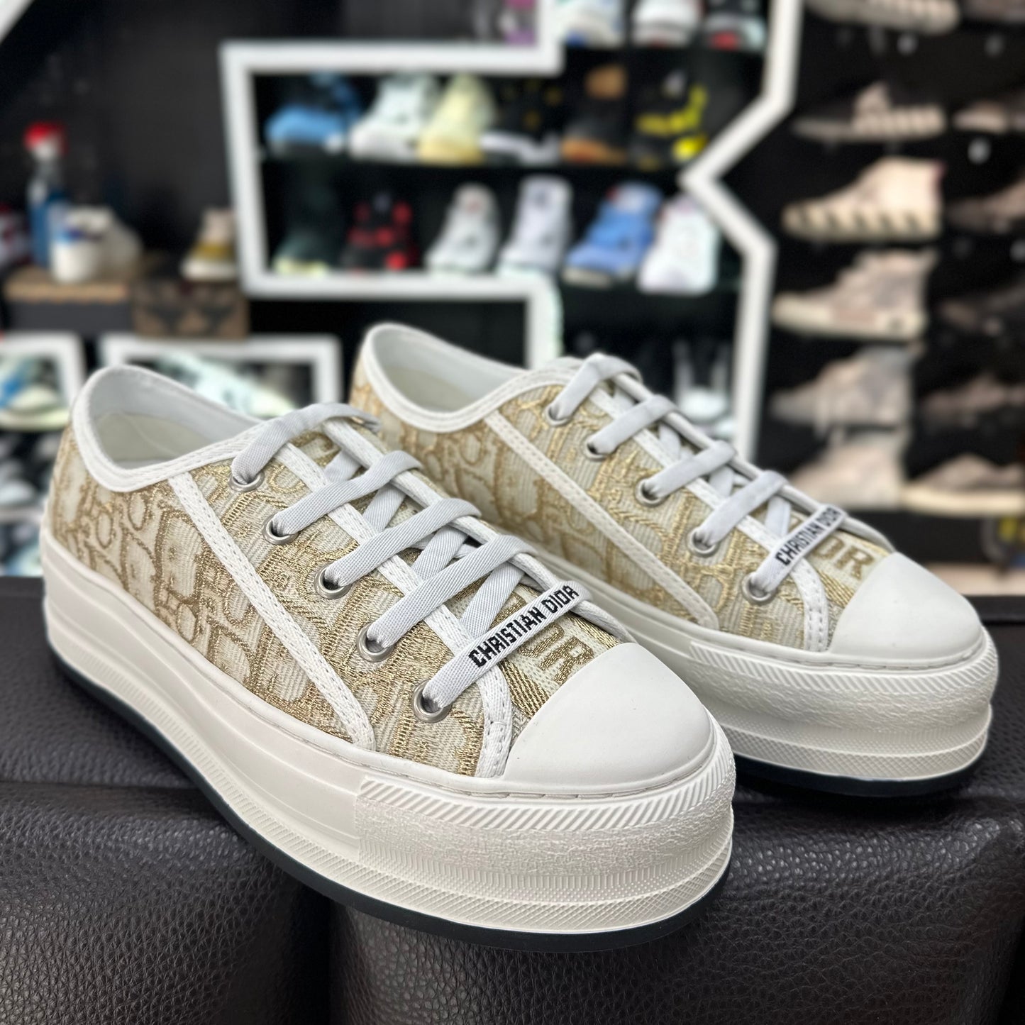 Dior Converse Low Dorado