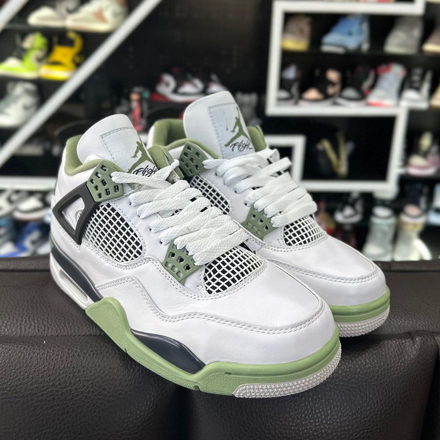 Jordan 4 Blanco/Verde