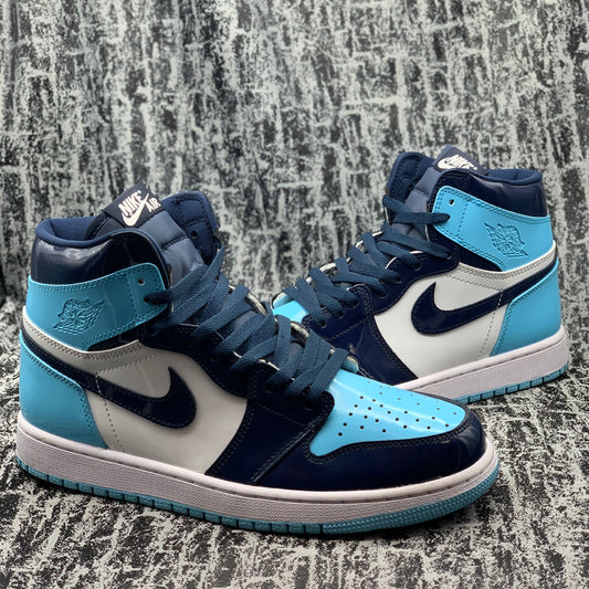 Jordan 1 High Azul Charol