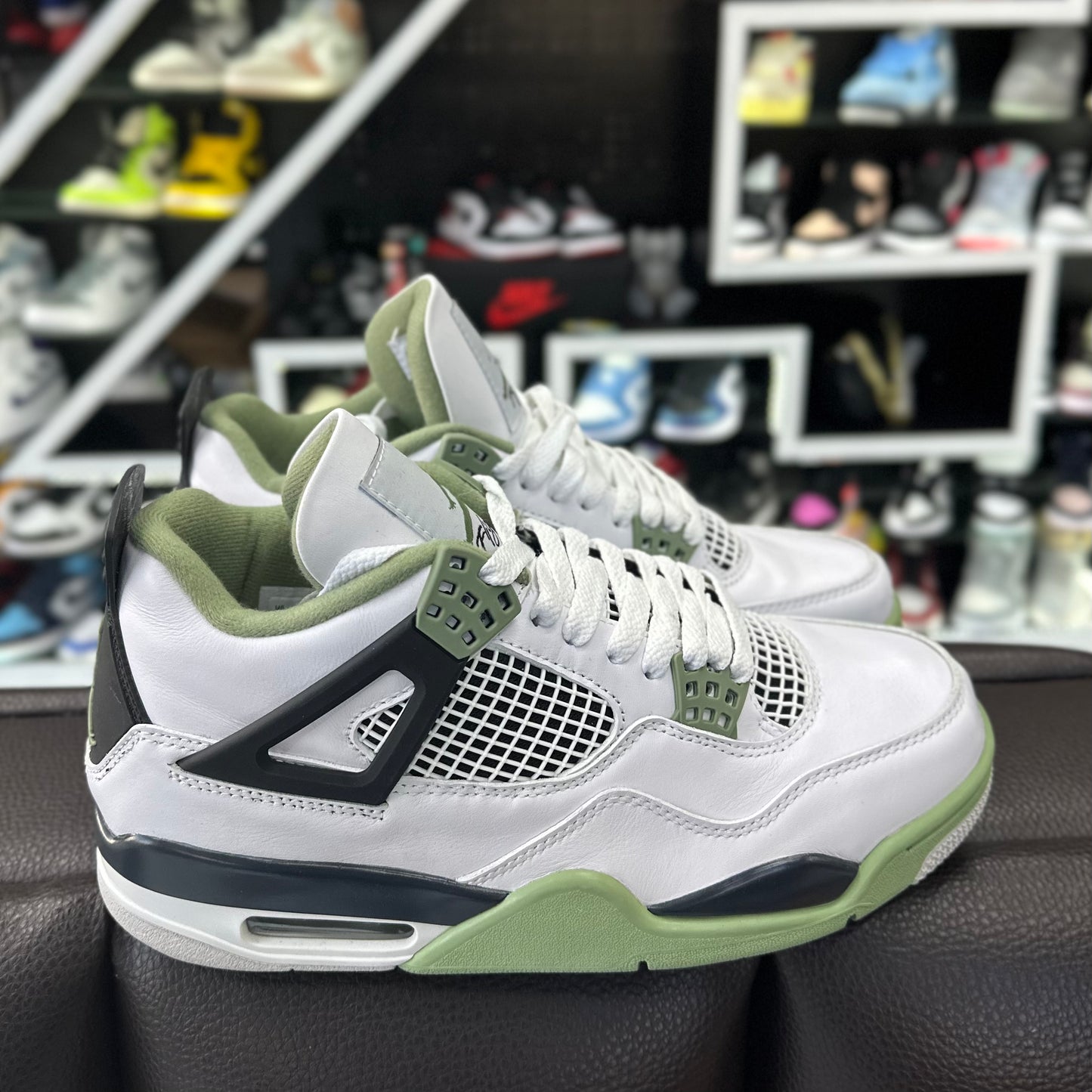 Jordan 4 Blanco/Verde