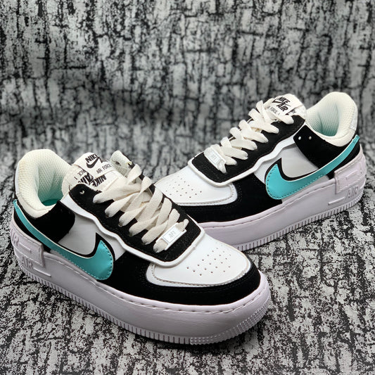 AF1 Low Shadow Negro/Menta