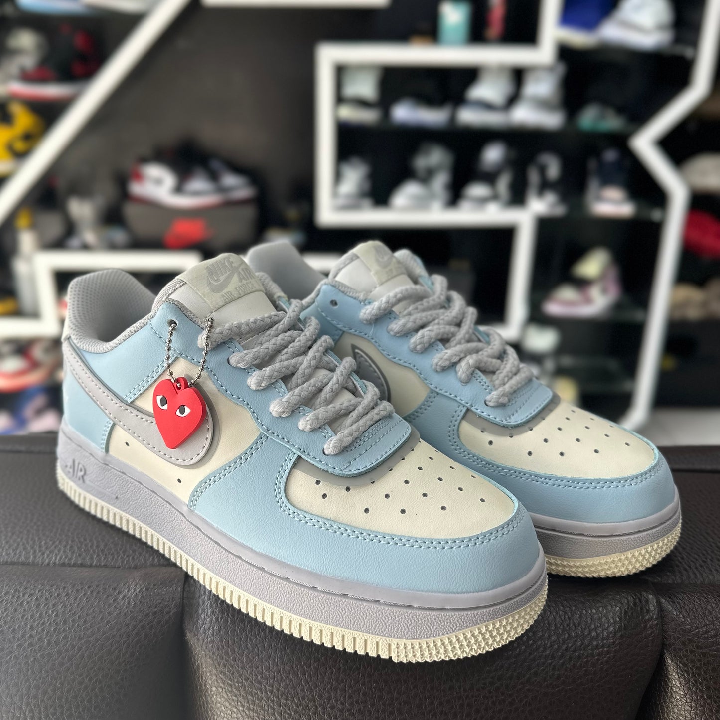 AF1 Low Play Azul