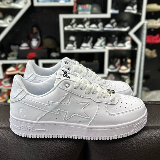 Bape Low Estrella Blanca