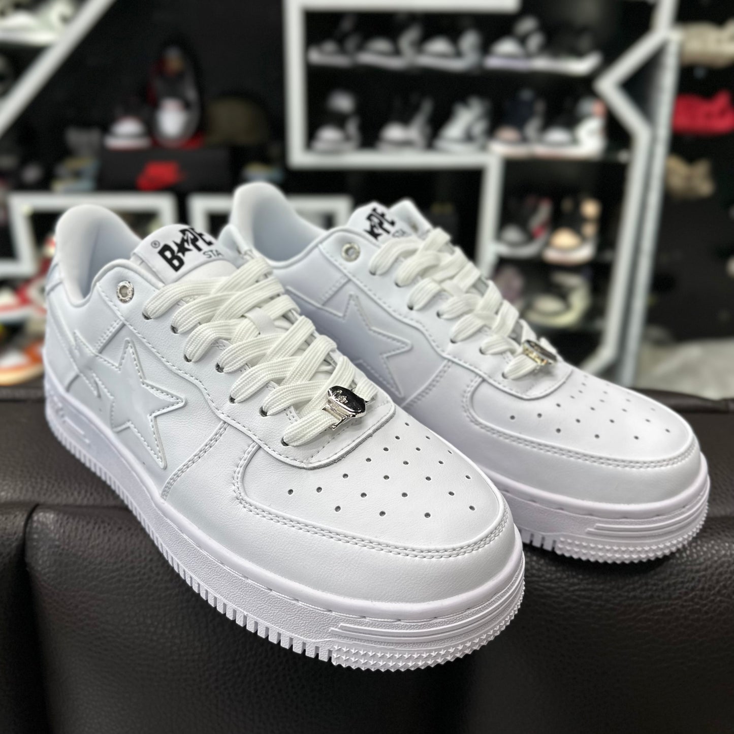 Bape Low Estrella Blanca