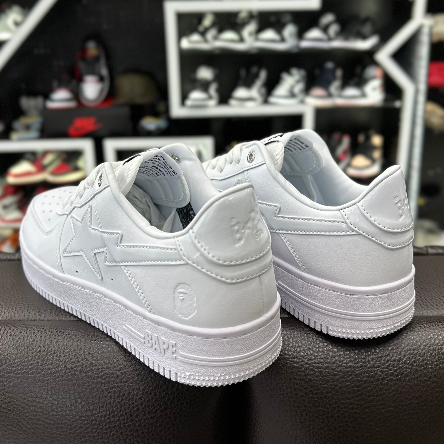 Bape Low Estrella Blanca